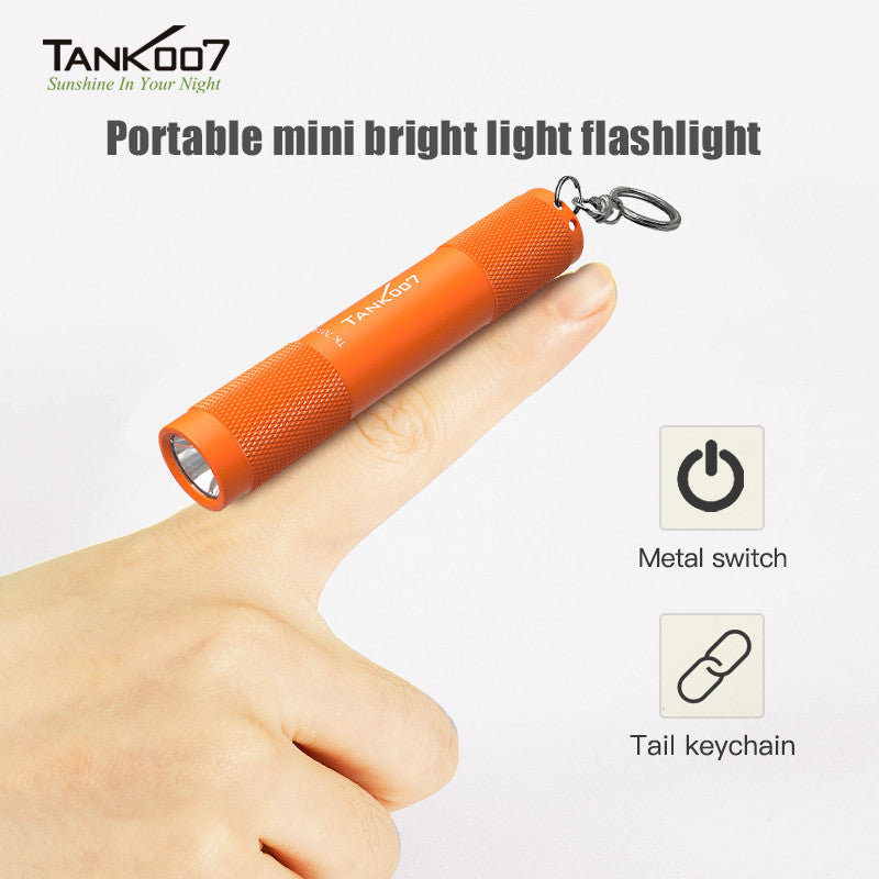 Factory onsales TANK007 TK701A Mini EDC Flashlight Pocket Led Camping Keychain Torchlight