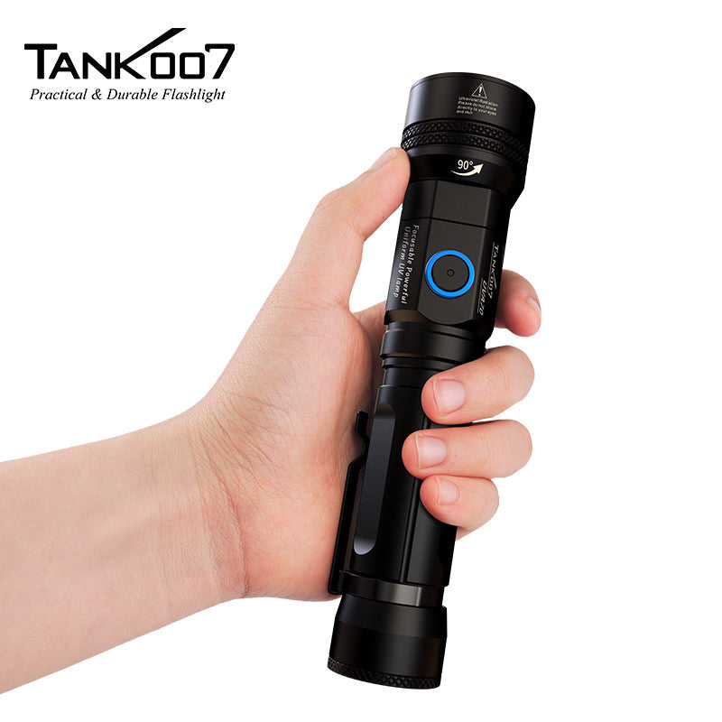 UVA70 365nm ultraviolet black light flashlight, professional-grade uniform ultraviolet light, suitable for industrial non-destructive testing and forensic examination.