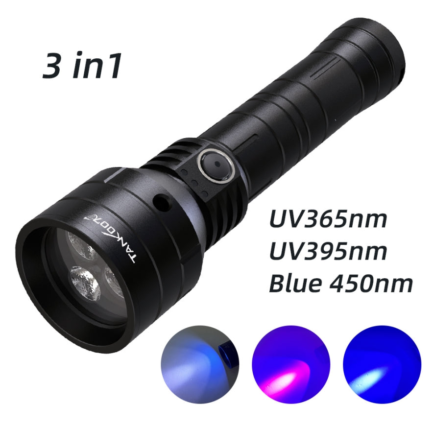 CI06 High Power Inspection Light Forensic Evidence Collection Torch Light Linterna 3 in 1 Forensic Kits Flashlight