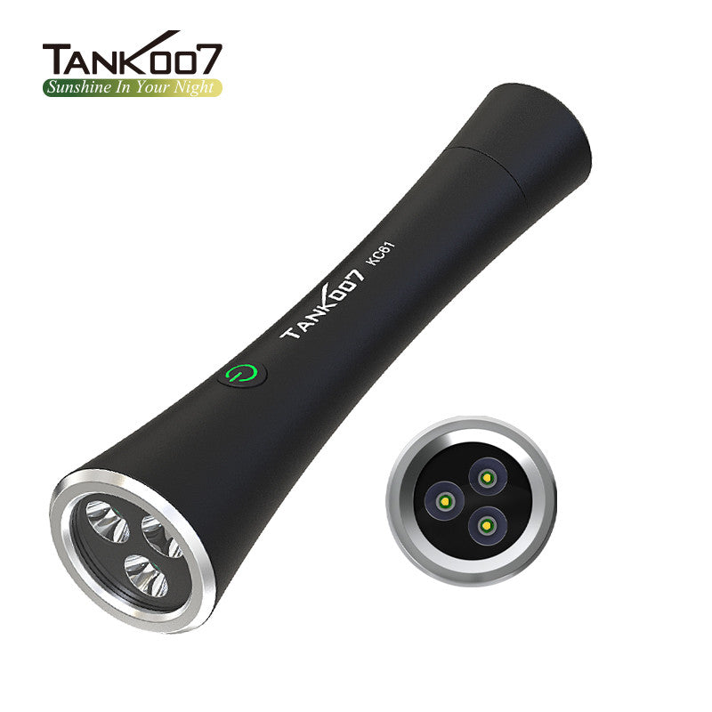 Tank007 KC61 rechargeable multifunctional flash light usb charging mechanic emergency flashing lights torch led cob flashlight