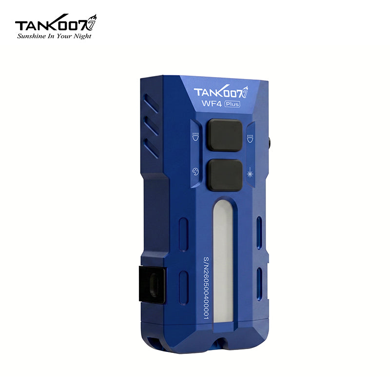 TANK007 WF4 PLUS Edc Flat Flashlight Pocket RGB Light with IR for Outdoor Hiking Hat Magnetic Tiny Mini Torch Light Rechargeable