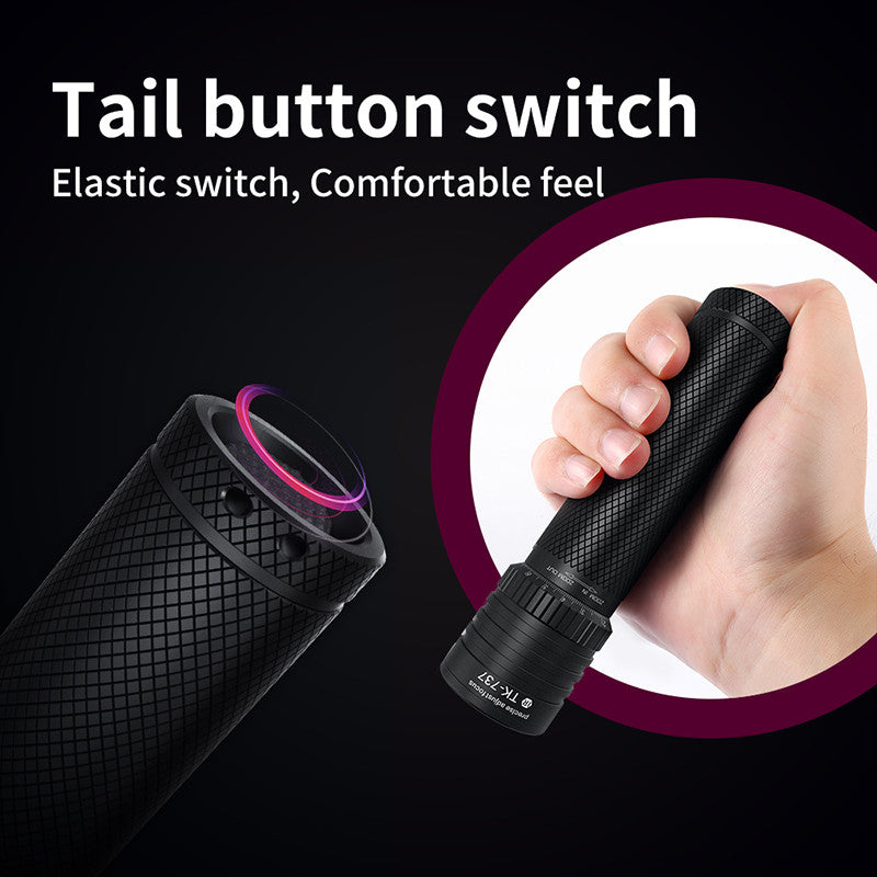 TK737 IR version flashlight for outdoor patrol and animal discovery