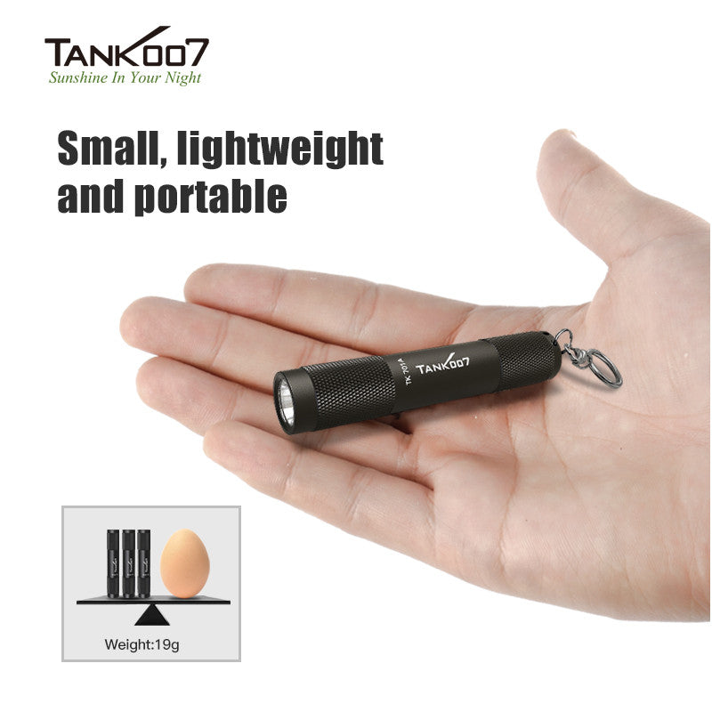 Factory onsales TANK007 TK701A Mini EDC Flashlight Pocket Led Camping Keychain Torchlight