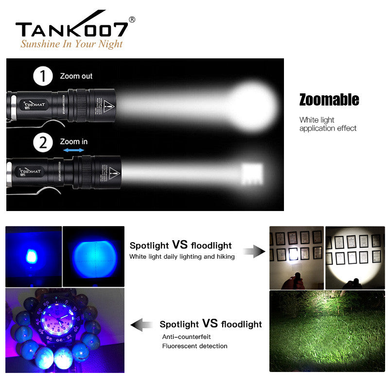 2 in 1 fashllight
