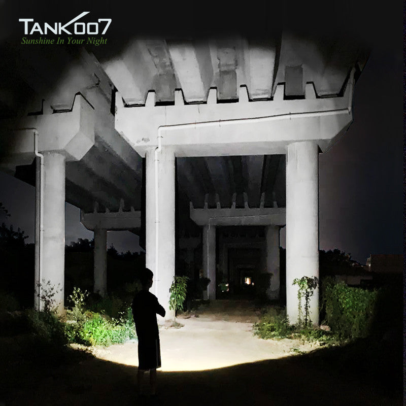 Tank007 KZ02 High Power Zoom Flashlight USB Rechargeable Flashlight LED Flashlight