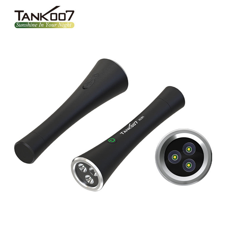 Tank007 KC61 rechargeable multifunctional flash light usb charging mechanic emergency flashing lights torch led cob flashlight