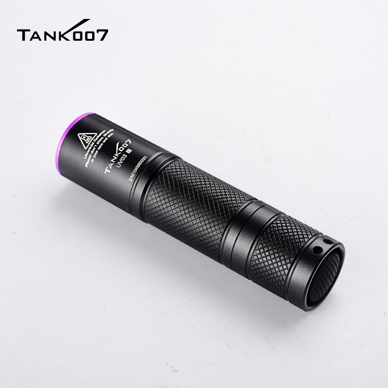 TANK007 UV03 365 nm Portable AAA Battery Powered UV Flashlight