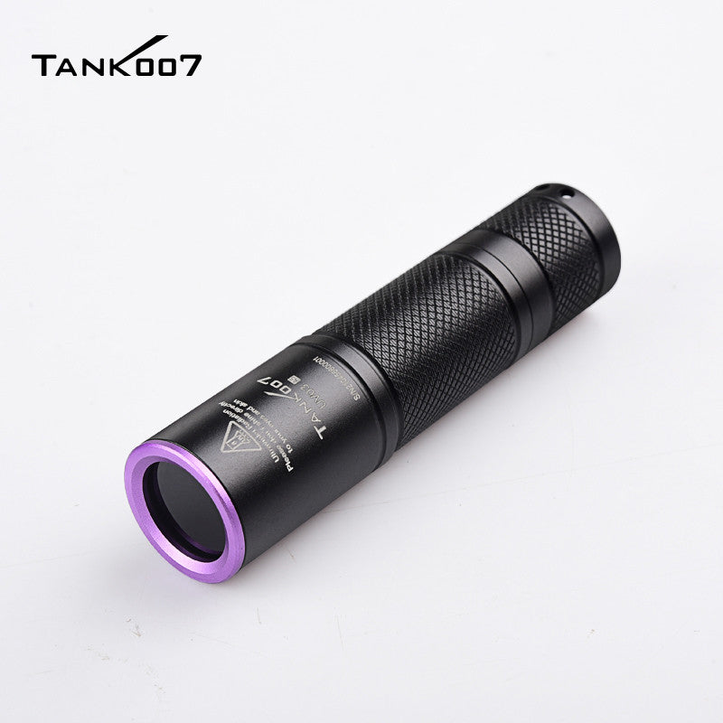 TANK007 UV03 365 nm Portable AAA Battery Powered UV Flashlight