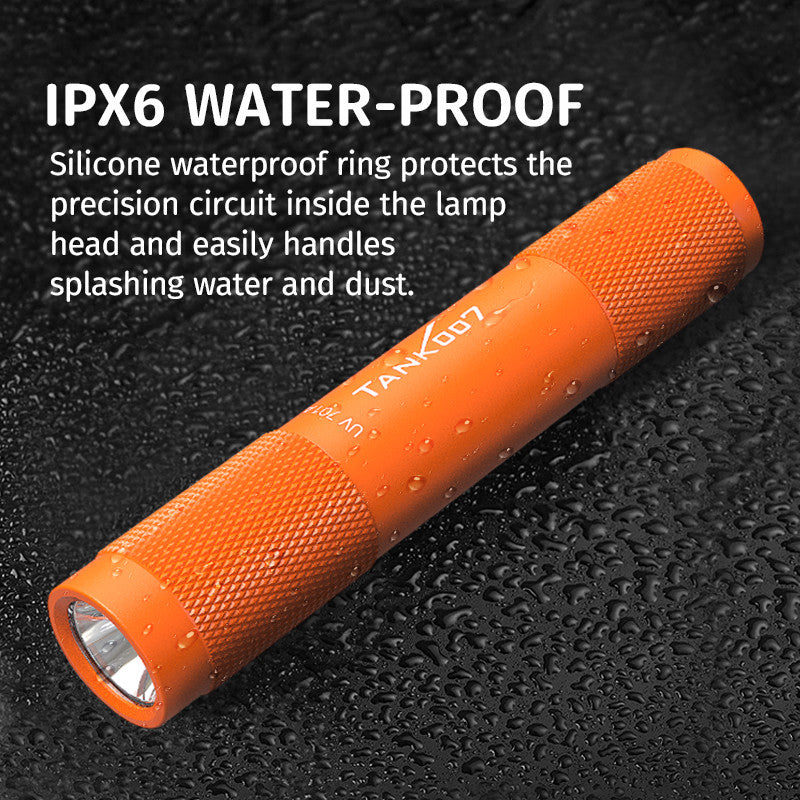TANK007 UV701A Portable Mini UV Flashlight 365nm