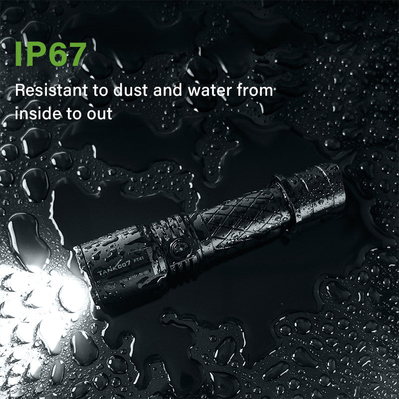 TANK007 new PT41 patrol security dual-use strong light flashlight LED three-switch high-brightness lighting flashlight