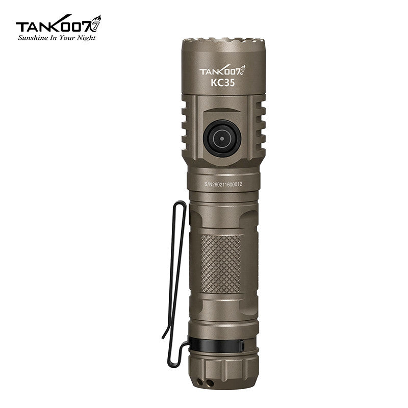 KC35 Waterproof Tactical Flashlight Rechargeable High Power 5000lm Outdoor Linternas Bright Self Defense Torch Light