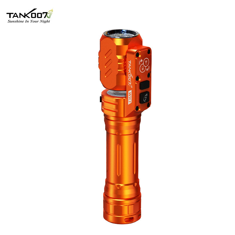 WK1 Innovative Two-Way Illumination Rotatable Magnetic EDC Flashlight Outdoor High-Power Flashlight