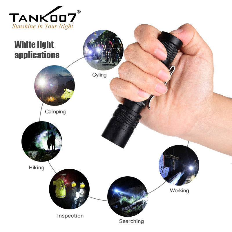 white and uv flashlight