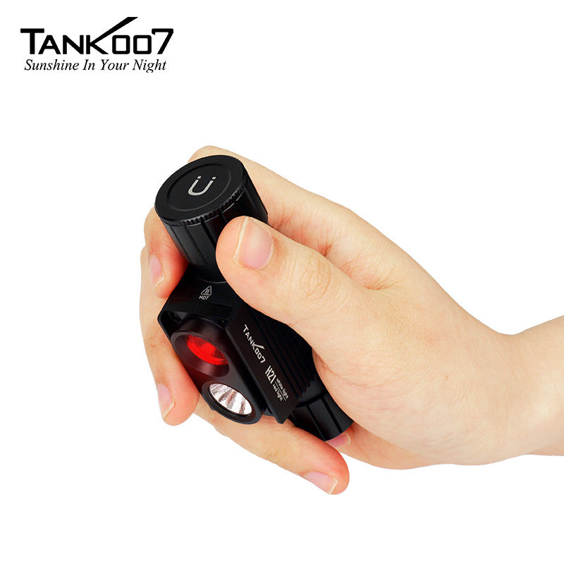 H21R double lamp headlight strong uniform red light magnetic rechargeable lamp
