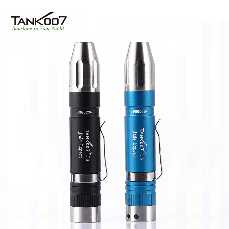 TANK007 Jade appraisal flashlight antique appraisal led flashlight torch J6