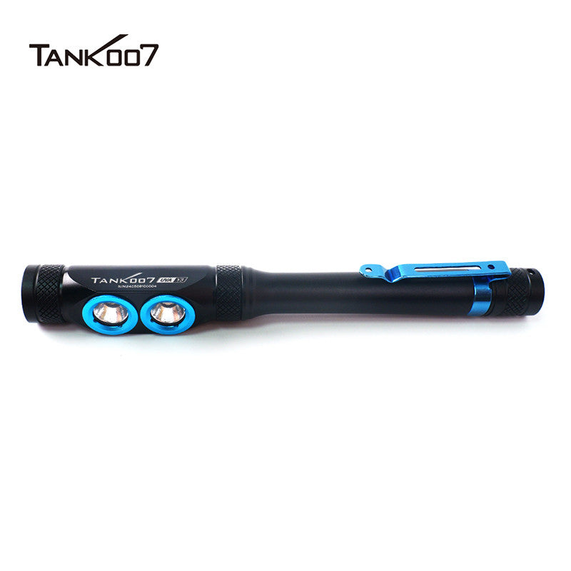 UVAY3 three-light flashlight white light, red light and ultraviolet light three-in-one flashlight
