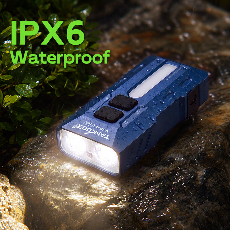 TANK007 WF4 PLUS Edc Flat Flashlight Pocket RGB Light with IR for Outdoor Hiking Hat Magnetic Tiny Mini Torch Light Rechargeable