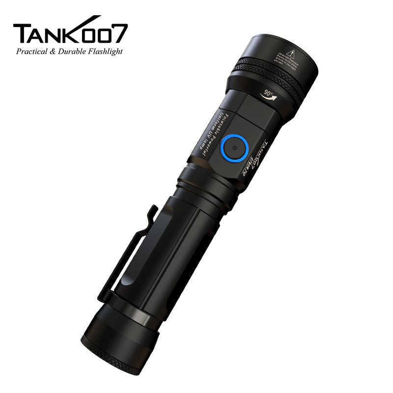 UVA70 365nm ultraviolet black light flashlight, professional-grade uniform ultraviolet light, suitable for industrial non-destructive testing and forensic examination.
