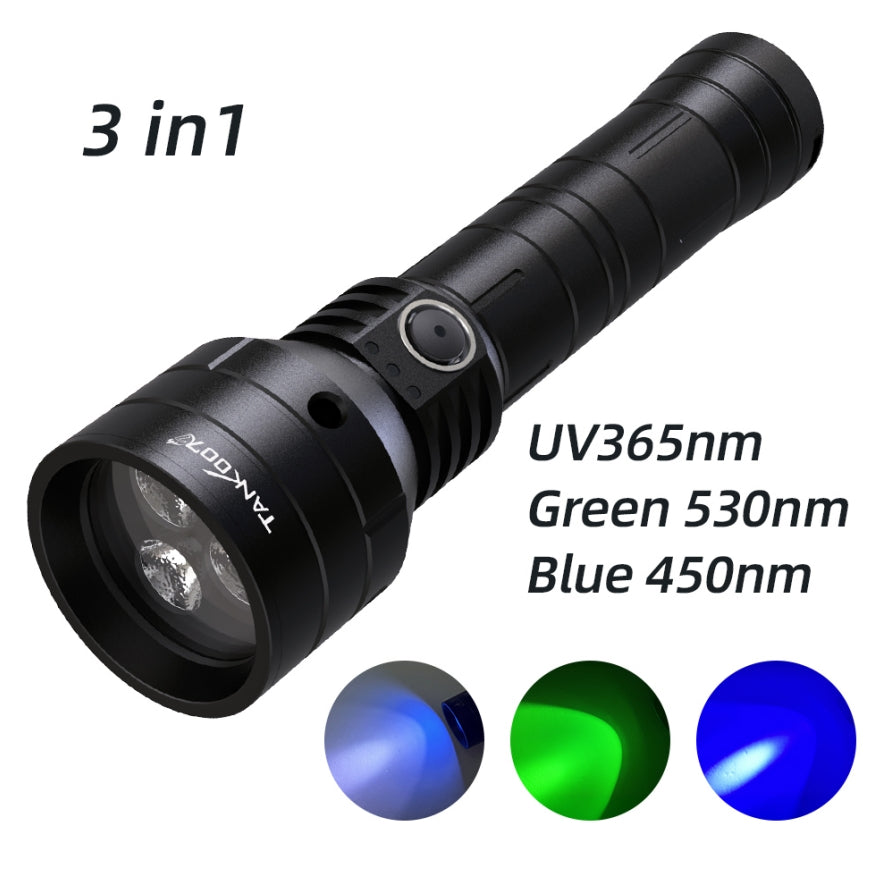 CI06 High Power Inspection Light Forensic Evidence Collection Torch Light Linterna 3 in 1 Forensic Kits Flashlight