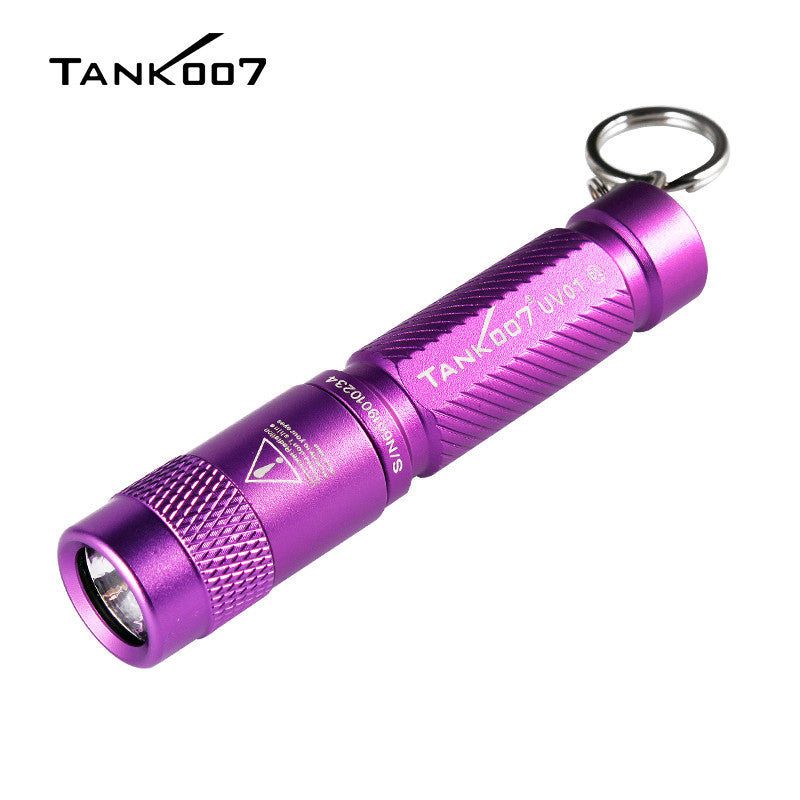 TANK007 UV01 Mini UV Flashlight 365nm Powered By 1*AAA battery for UV Anti-Counterfeit