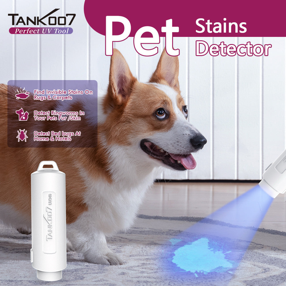 Tank007 UV340 mini pet detection lamp urine stain detector small uv led ultraviolet lamp