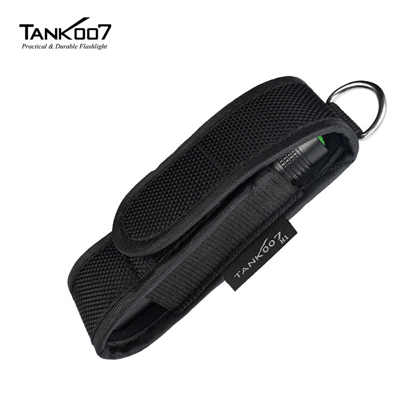 TANK007 NEW High Quality Rubber Nylon LED Flashlight Holster Pouch Torch Holder