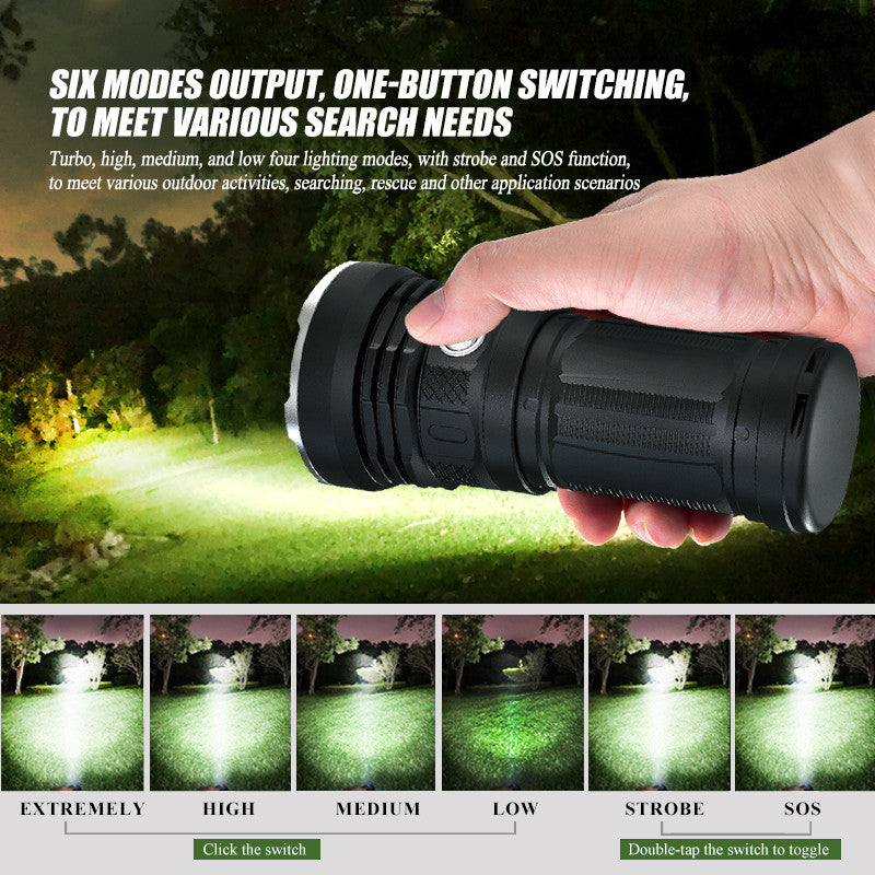 TANK007 KC11 Strong Brightness outdoor search flashlight super bright multi-function flashlight
