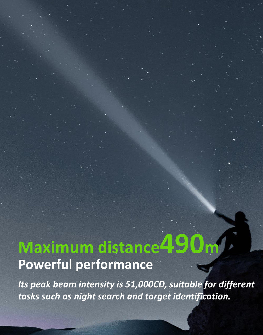 TANK007 PT41Plus patrol security dual-use strong light flashlight LED three-switch high-brightness flashlight