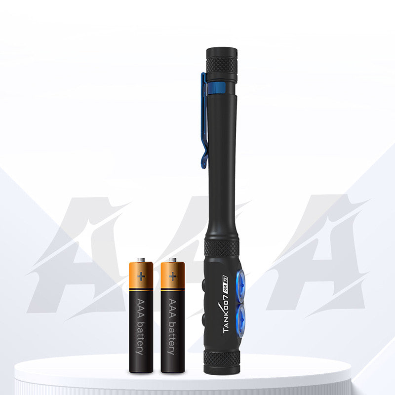 UVAY3 three-light flashlight white light, red light and ultraviolet light three-in-one flashlight