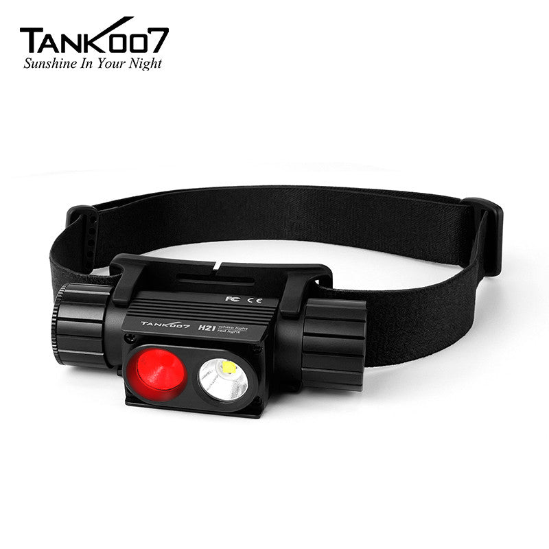 H21R double lamp headlight strong uniform red light magnetic rechargeable lamp