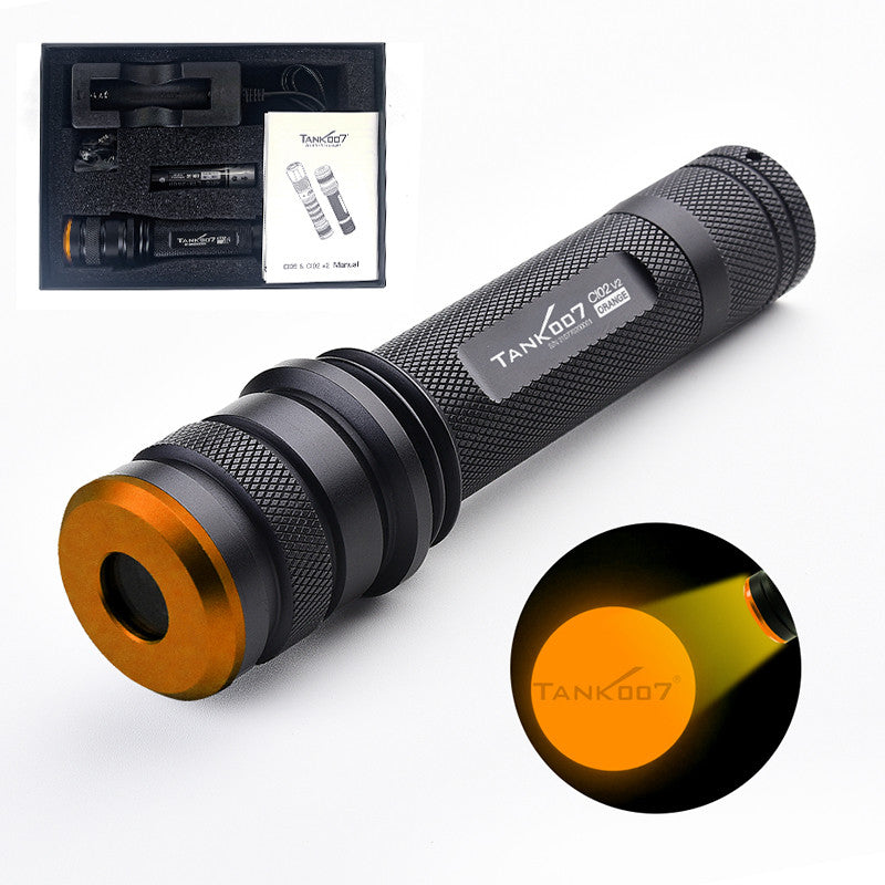 Tank007 CI02V2 Forensic 365nm uniform light CSI torchlight even blacklight torch 365 nm multi wavelength LED UV flashlight CI02V2 KIT PRO