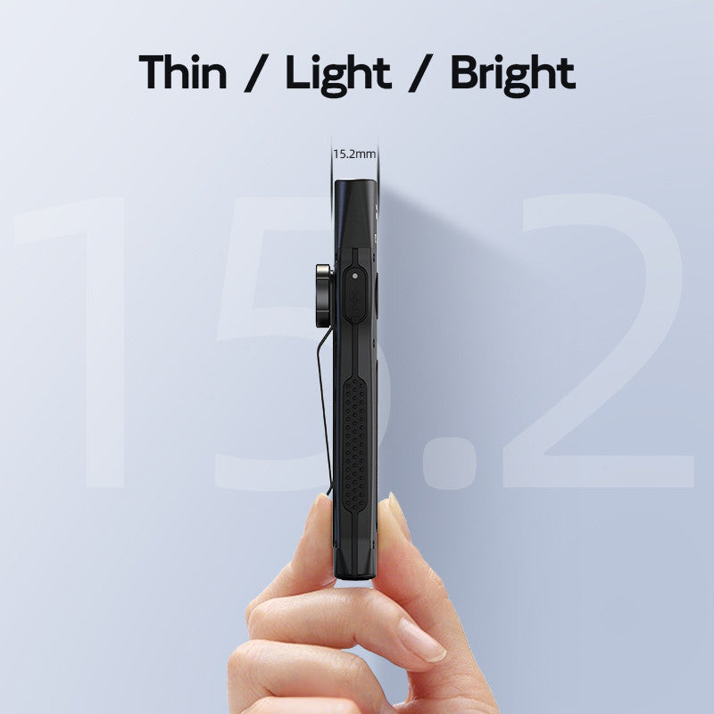 WF02L Portable multi-function flashlight New 3-in-1 magnetic UV green laser ultra-thin strong light flashlight
