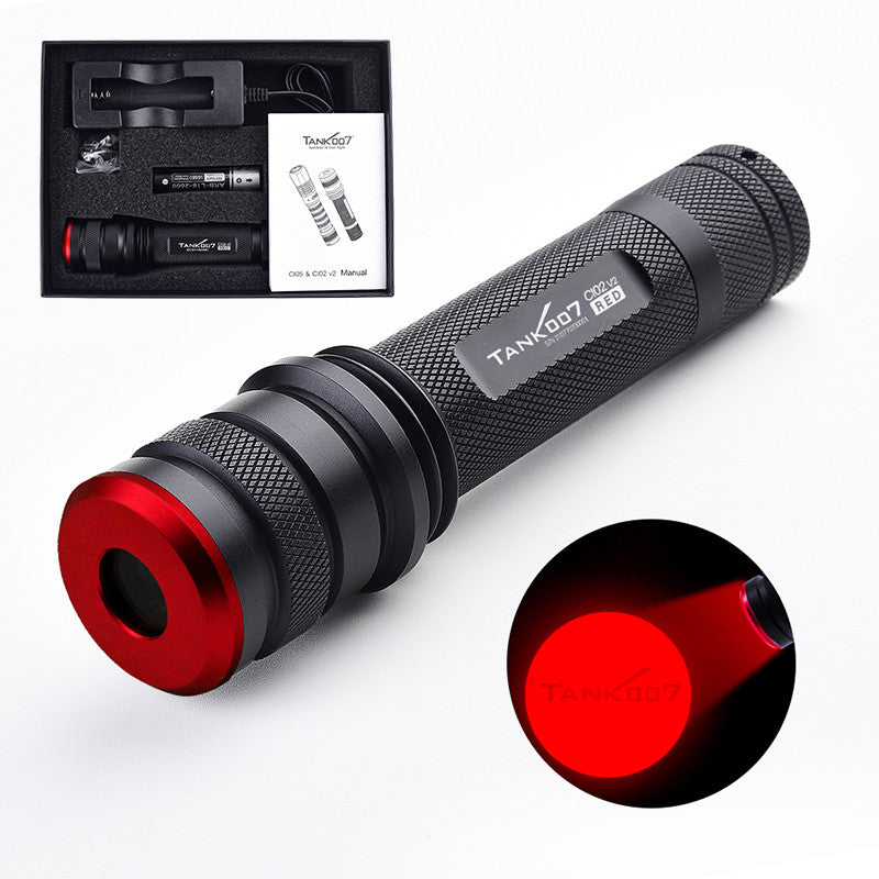 CI02V2 KIT PRO（includes two sets of batteries） Forensic 365nm uniform light CSI torchlight even blacklight torch 365 nm multi wavelength LED UV flashlight