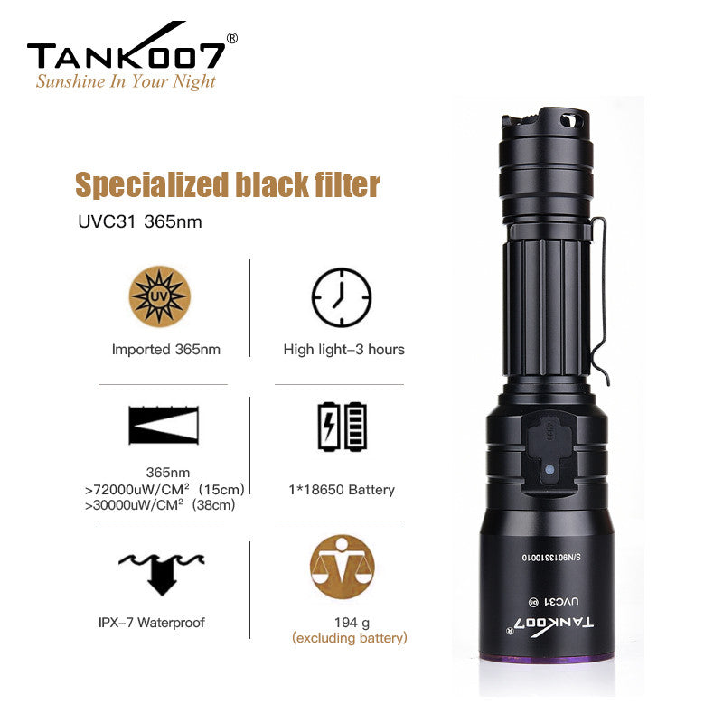 forensics uv flashlight