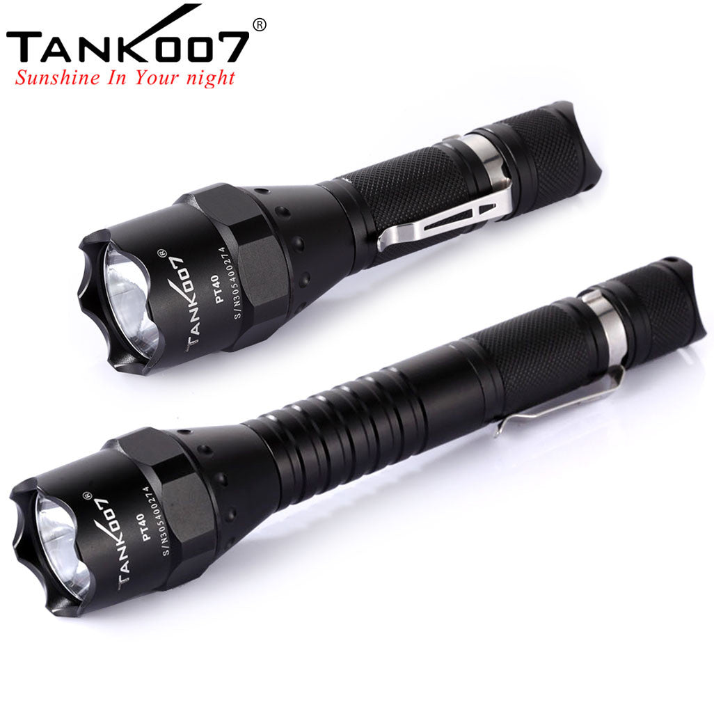 TANK007 LED OUTDOOR flashlight led flashlight with remote switch PT40