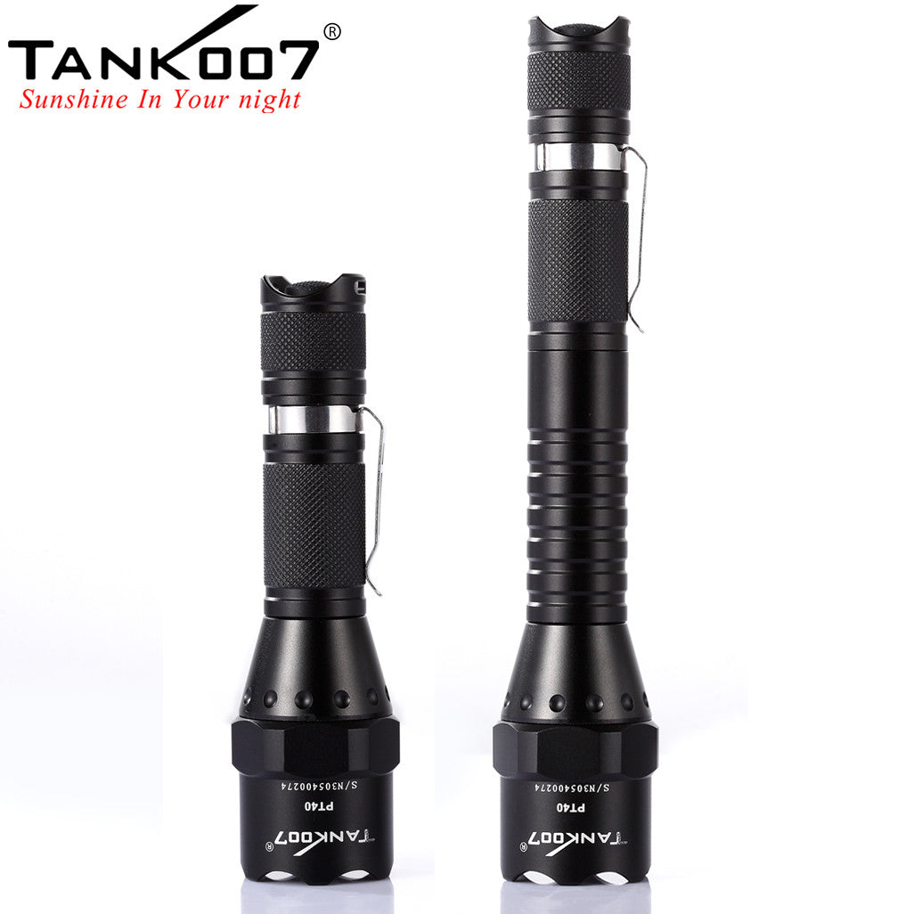 TANK007 LED OUTDOOR flashlight led flashlight with remote switch PT40