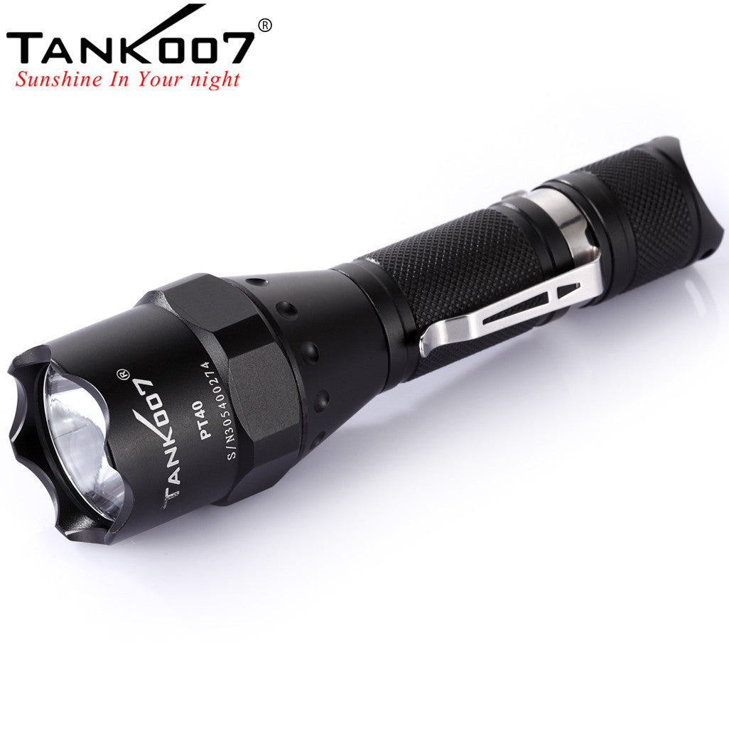 TANK007 LED OUTDOOR flashlight led flashlight with remote switch PT40