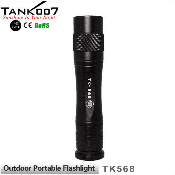 TANK007 TK568 five modes flashlight LED torch flashlight