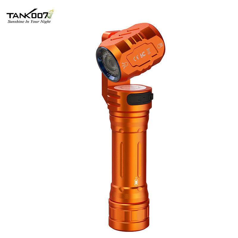 WK1 Innovative Two-Way Illumination Rotatable Magnetic EDC Flashlight Outdoor High-Power Flashlight