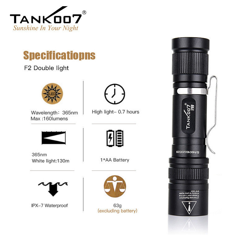 dual led flashlight