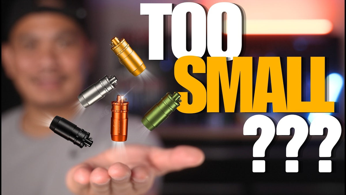 EightyTu tests the TANK007 E25 mini EDC flashlight