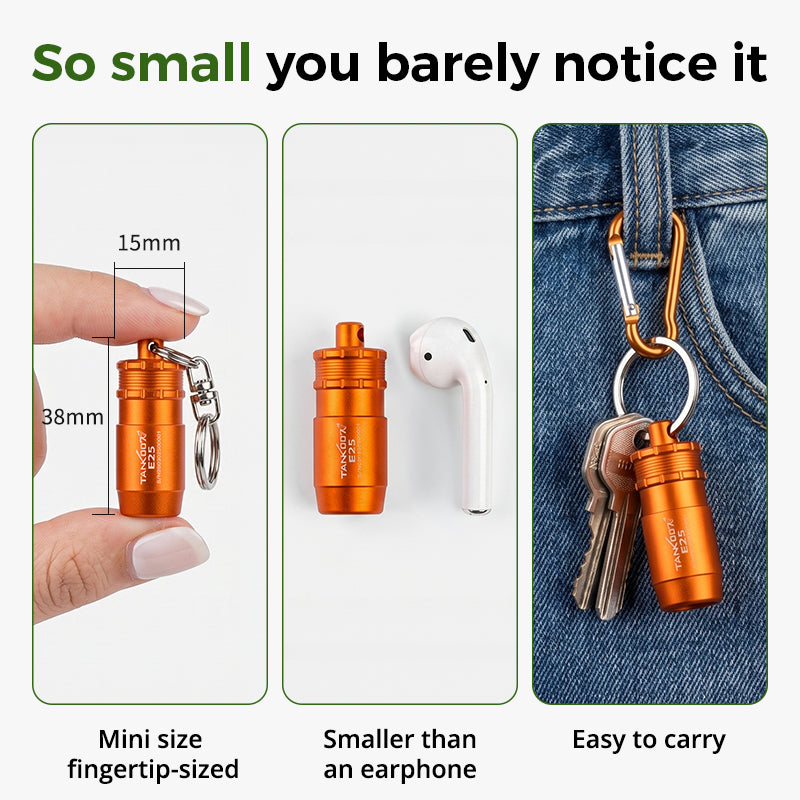 TANK007 E25 mini flashlight feature 2