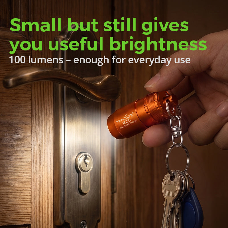 TANK007 E25 mini flashlight feature 4