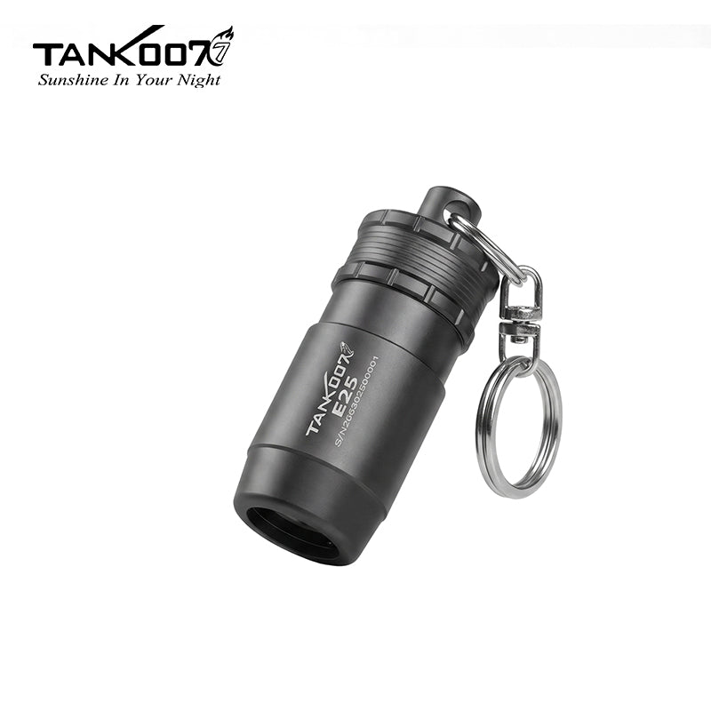 Titanium TANK007 E25 keychain flashlight