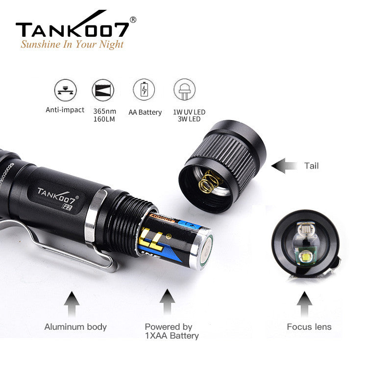 mini uv torch