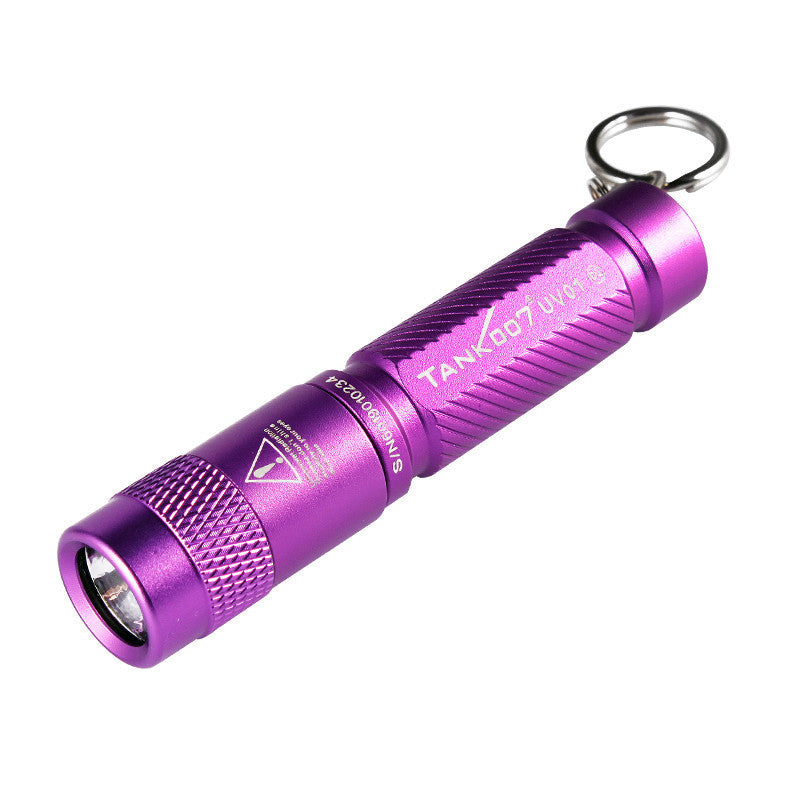 TANK007 UV01 Mini UV Flashlight 365nm Powered By 1*AAA battery for UV Anti-Counterfeit